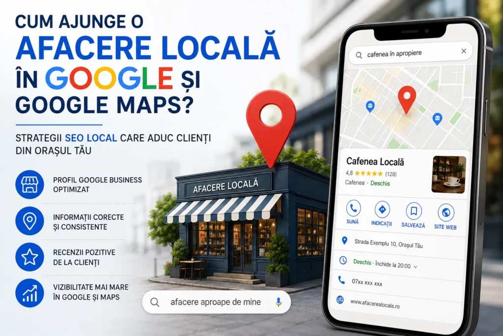 Cum ajunge o afacere locală în Google și Google Maps