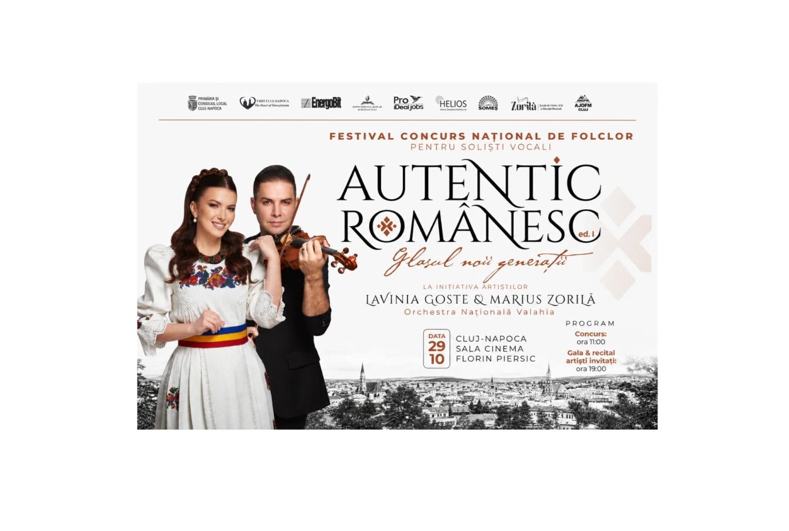 Se caută noile voci ale folclorului românesc. Lavinia Goste și Marius Zorilă vă invită la Festivalul-Concurs Național „AUTENTIC ROMÂNESC” Se caută noile voci ale folclorului românesc. Lavinia Goste și Marius Zorilă vă invită la Festivalul-Concurs Național „AUTENTIC ROMÂNESC”